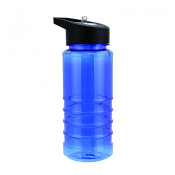 Бутылка для воды, носик- трубочка, 550 мл - 2221