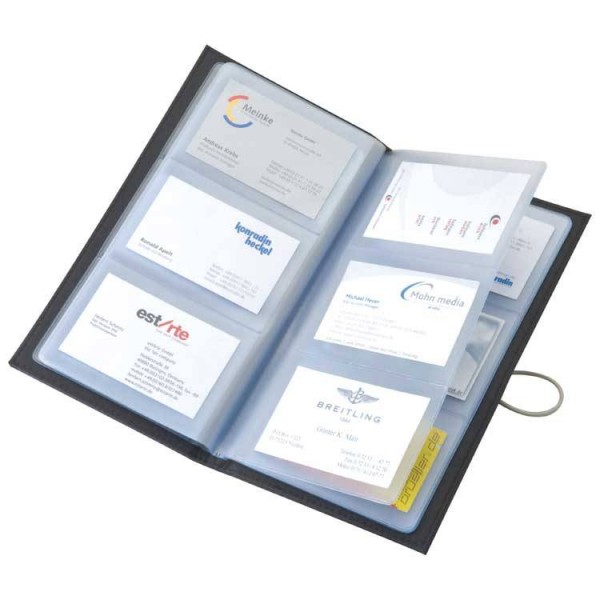 Качественная и большая визитница для 72 карточек - 27707