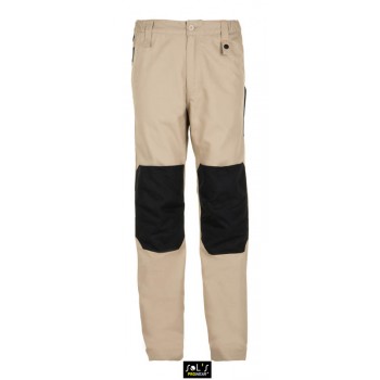 Мужские двухцветные рабочие брюки SOL'S METAL PRO - 01560