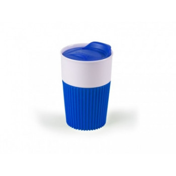 Чашка фарфоровая с силиконовым гриппом FRATELLO 350 ml
